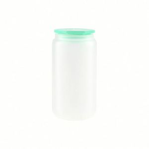 16Oz Cup Sublimation Blank 16 Oz <b>Drinking</b> Jar Frosted Beer Water Bottle Glass Can Cups With Lid - Product Image 2