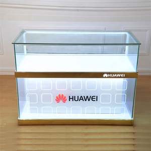 Toda Diseño la tienda de muebles Contador de luz LED Caja del teléfono Soporte de exhibición Bastidores para la tienda de accesorios del teléfono móvil - Product Image 1