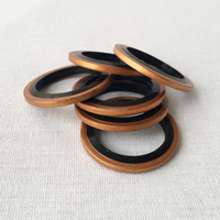 Gasket Tembaga Langsung dari Pabrik T2 T3, Seal Washer Tembaga Merah untuk Penyegelan Flensa Suhu Tinggi Tekanan Tinggi, Ketebalan ID OD Sesuai Pesanan