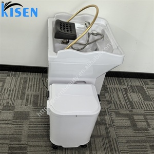 KISEN Moderne Bac de lavage portable pour spa capillaire et lit de shampoing avec circulation d'eau pour la maison, la salle de sport, la salle de bain et les salons de coiffure mobiles - Product Image 6