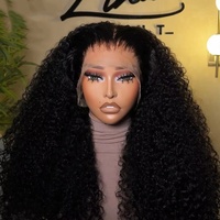 Wig Tanpa Lem HD 360 Full Draw Single Double Draw Terlaris Dengan Tali Serut Lace Frontal Wig Pre Cut Vendor 100% Rambut Asli Manusia