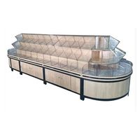 Présentoir de supermarché Mushen Forest personnalisé en acrylique/bois/métal pour aliments en vrac, étagère à snacks en vrac, présentoir à biscuits