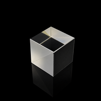 Prisme cube optique de haute précision en verre avec revêtement AR pour système optique d'alignement laser