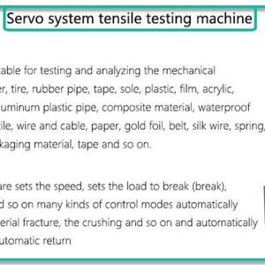 20kN 100kN 1000kN Herstellung Universelle Zugfestigkeitsprüfmaschine / Universalprüfmaschine / Elektronische Zugprüfmaschine - Product Image 2