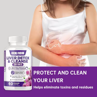 Biocaro Vegan Hard Capsule Milk Thistle kapsul Liver Detox membersihkan suplemen untuk perlindungan hati sehat dan Anti Hangover