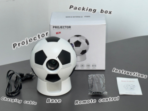 Soccer Ball <b>Projector</b> HD Portable Home Theater English System DLP Style Soccer ball theater <b>projector</b> - Product Image 5