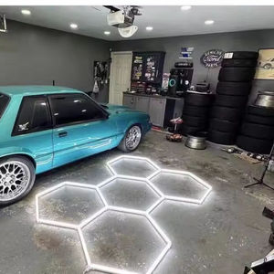 ไฟแอลอีดีหกเหลี่ยม5ช่อง6000K สีขาวเย็นกันน้ำสำหรับเพดานโรงจอดรถโรงแรมรถเครื่องมือในการทำงานใหม่ - Product Image 5