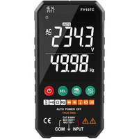 Multimeter Digital Ultra-tipis, Multimeter Mini Portabel Anti-bakar Otomatis Presisi Tinggi untuk Perawatan Teknisi Listrik