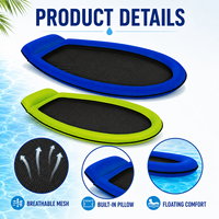Fauteuil inclinable personnalisé pour une personne, plateforme flottante en maille, lit flottant gonflable, équipement de loisirs aquatiques en plein air