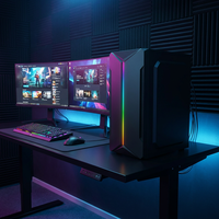 Hot-selling Desktop RGB PC Gaming Computer Cases & Mid-Towers Chassis Side Panel Window Computer case