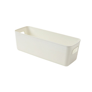 Desktop Rectangular <b>Storage</b> Box White Office Organizer Drawer Divider Cosmetic Phone Case Holder - Product Image 1