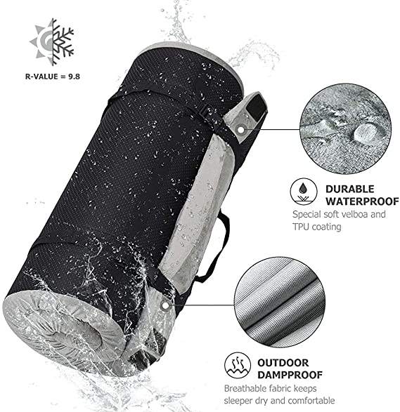 Materassini Da Campeggio In Schiuma, Pieghevole Ultraleggero Impermeabile Portatile Materasso In Memory Foam 75 Pollici X 22 Pollici Materassini A Celle Chiuse Per Lo Sport Yoga Campeggio(arancia - Foto 2