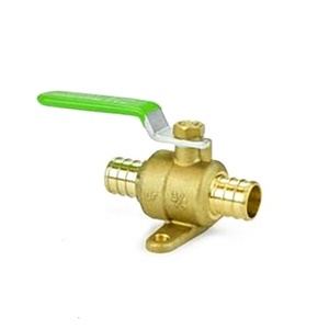 Válvula de bola de latón PEX de 1/2 "y 3/4 pulgadas con orejas caídas Válvulas Pex de puerto completo - Product Image 4