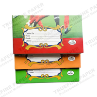 Carnet à lignes françaises 100P 200P en papier offset, conception personnalisable, reliure piquée à cheval, idéal pour les étudiants d'Afrique de l'Ouest, pour l'école et le bureau - Vente chaude