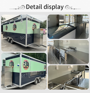 Camions de restauration rapide DOT, chariot de nourriture à emporter, à vendre, remorque de nourriture de rue multifonctionnelle, café mobile - Product Image 4