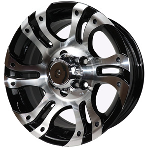 ล้อแม็กซ์ HAMMAL ขนาด 14x6.0 นิ้ว ขอบลึก 40 มม. PCD 4x114.3/5x114.3/6x139.7 CB 83.6-110 สีดำหน้าเจียร สำหรับรถยนต์นั่งส่วนบุคคลใหม่ - Product Image 2