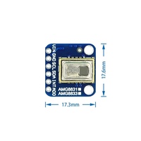 Module d'interface I2C pour caméra thermique infrarouge GY AMG8833 8x8, capteur de vision thermique 64 pixels pour la mesure de température Raspberry Pi