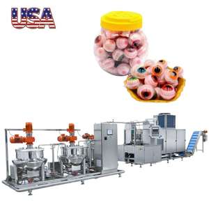 เครื่องทำวิตามินรูปหมีจำลองสำหรับโรงงานผลิตอาหารเครื่องทำวิตามินขนมนุ่มที่สร้างสรรค์พร้อมการควบคุม PLC อัตโนมัติสำหรับโรงงานผลิตอาหาร - Product Image 1