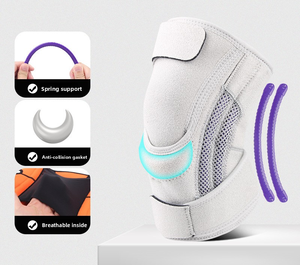 Genouillères de protection pour le sport, équipement de protection des ligaments, soutien de la rotule, manchon de protection des articulations pour le basketball, pour adultes - Product Image 1