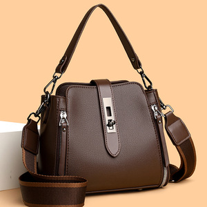 Bolso de hombro retro portátil transfronterizo de gran capacidad para mujer, con textura, de alta gama, a la moda, para el día a día, para madres. - Product Image 3