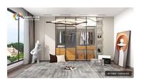 Panneau PVC stratifié mélaminé moderne Golden Chameleon, double stratification, cœur MDF, revêtement UV, résistant à l'humidité, pour conception de cuisine et armoire