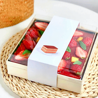 Boîte à plateaux en bois biodégradable à faire soi-même pour fruits, biscuits, fromages et viandes, avec couvercle en plastique