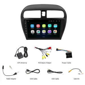 Cho Mitsubishi Mirage 2012 - 2018 Đài Phát Thanh Xe Hơi Đa Phương Tiện Video <span class=keywords><strong>Player</strong></span> Màn Hình Cảm Ứng Navigation Stereo GPS Android 10.0 - Product Image 3