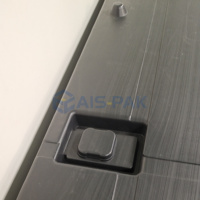 Aispak 1450x802mm Caisse en plastique pliable et empilable en PP ondulé haute résistance pour palettes