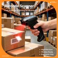 Lecteur de codes-barres 2D sans fil Xincode, scanner portable USB filaire pour lecture à un seul plan, idéal pour la logistique express et le contrôle des stocks