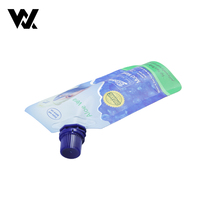Sachets d'emballage personnalisés en aluminium anti-fuite avec bec verseur pour bijoux, crèmes de sécurité, cosmétiques, soins de la peau et masques faciaux à la boue