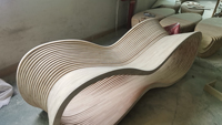 Mobilier paramétrique moderne de luxe en bois table à manger pliée pour la maison hôtel restaurant mariage maison bar pour la ferme
