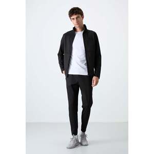 Conjunto Deportivo Air Jones para Hombre, Corte Estándar, Color Negro, Tejido Piqué, Mezcla de Poliéster, Viscosa y Elastano, para Uso Casual y Deportivo - Product Image 6