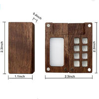 Kit de peinture de voyage mini format Giorgione, palette 8 compartiments, ensemble d'aquarelles avec étui en bois portable et bloc de dessin à clipser pour kits artistiques
