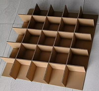 Boîtes en carton ondulé recyclables à fentes, type avion, avec poignée, séparateur, couteau, forme personnalisée, impression, emballage promotionnel, cadeau