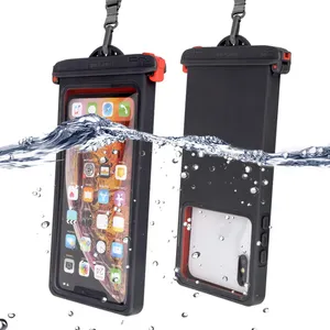Smartphone-Zubehör Handy tasche Hülle PVC-Schwamm tasche Klare Badezimmer tasche Beach Universal Wasserdichte Handy hüllen