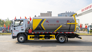 Camion d'aspiration à vide diesel 8000L Dongfeng 4x2 Euro 2 de haute qualité, le plus vendu, pour le dragage des fosses septiques en Afrique - Product Image 5