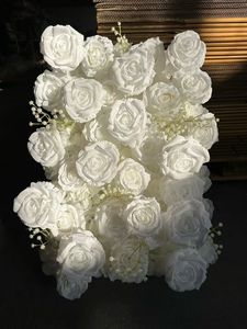 Fondo Floral Artificial de Tono Suave con Pétalos de Rosa en Capas para Decoración de Espacios Festivos - Product Image 6