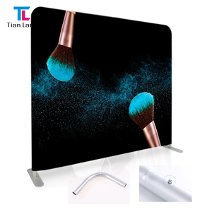 Tianlang 8ft căng thẳng Vải Xách Tay <span class=keywords><strong>Pop</strong></span> <span class=keywords><strong>Up</strong></span> hiển thị nhanh chóng Backdrop cho triển lãm thương mại hiển thị đứng triển lãm tường biểu ngữ - Product Image 4