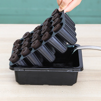 Kit de démarrage de plantes agricoles en silicone à 20 cellules avec dôme pour semis de légumes