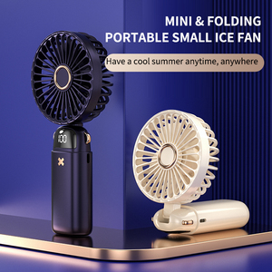 Fábrica al por mayor 5 s recargable portátil Mini 1200Mah Usb carga ventilador plegable de mano personalizable - Product Image 2