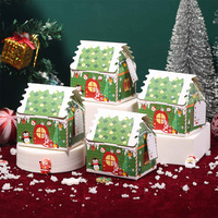 Boîte d'emballage de luxe en gros sur le thème de Noël pour bonbons au gingembre, de qualité alimentaire, pour le stockage de cadeaux de fin d'année