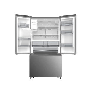 Réfrigérateur-congélateur encastrable à porte française en acier inoxydable, 21,5 pi³, 115 V/60 Hz, sans givre, double compresseur, pour usage domestique - Meilleures ventes - Product Image 1