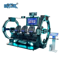 Réalité virtuelle jeux d'arcade 9d Vr simulateur 4 sièges 9d équipement dynamique Vr cinéma