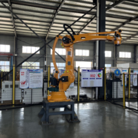 Robot de palettisation automatique, bras robotique industriel pour la manutention, le chargement, le déchargement et l'empilage de boîtes, sacs et cartons