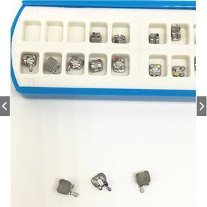 חם שיניים Ortho מתכת פלטה <span class=keywords><strong>MIM</strong></span> מונובלוק סוגריים <span class=keywords><strong>MIM</strong></span> מונובלוק מיני רוט. 022/.018 ווים - Product Image 3