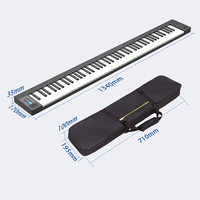 Clavier piano numérique électronique Konix à 88 touches, pliable