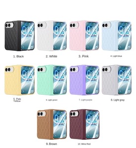 เคสหนัง PU บางเฉียบสำหรับ iPhone 18 Fold ป้องกันรอยขีดข่วนแบบแม่เหล็ก ครอบคลุมทั้งตัวเครื่อง พร้อมป้องกันบานพับ - Product Image 1