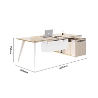 Table de bureau de direction de luxe pour immeuble commercial, fournie directement par l'usine en gros