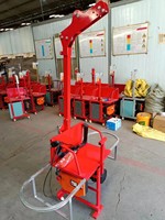 Plateforme de travail suspendue électrique BESTIV ZLP630 pour nettoyage de fenêtres, gondole monopersonnelle en acier peint, capacité 630 kg