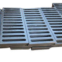 Grille de drainage robuste en fonte ductile, couvercle de tranchée métallique personnalisé, grille de drainage extérieure pour égouts et eaux pluviales, plaque de drainage au sol